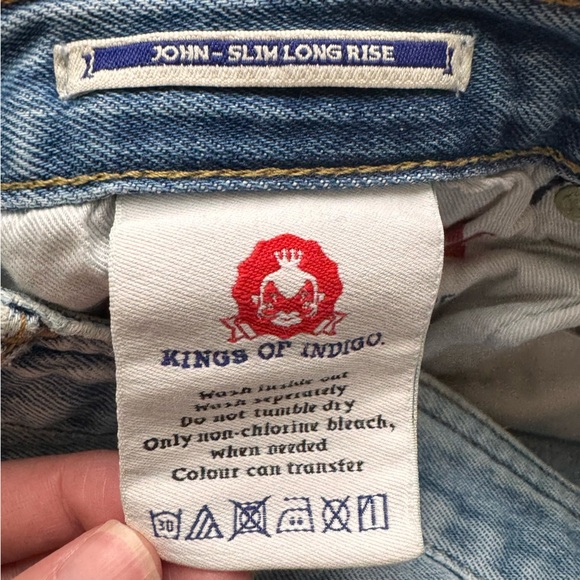 KOI KINGS OF INDIGO LIGHT BLUE JOHN SLIM JEANS - 31 - Picture 10 of 17